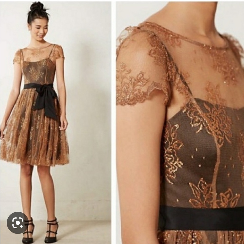 ANTHROPOLOGIE Moulinette Honeyed Lace Dress
